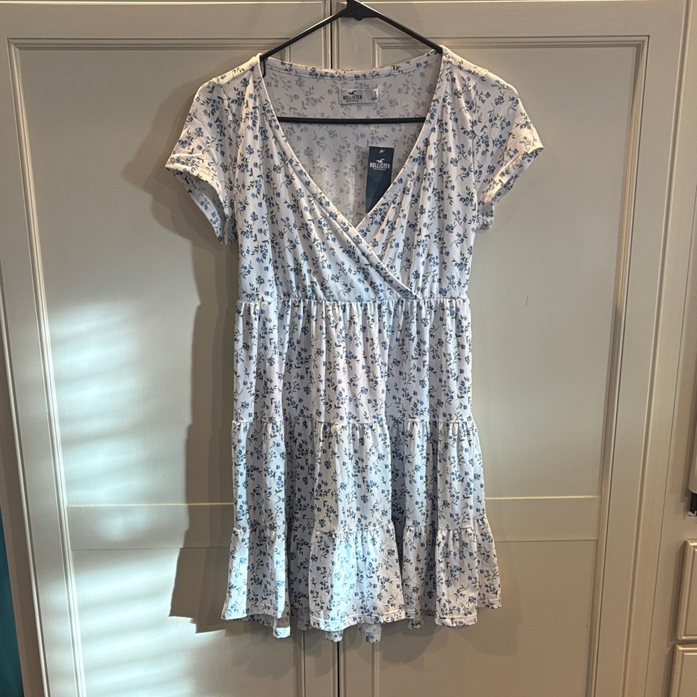 Hollister Blue Floral Dress